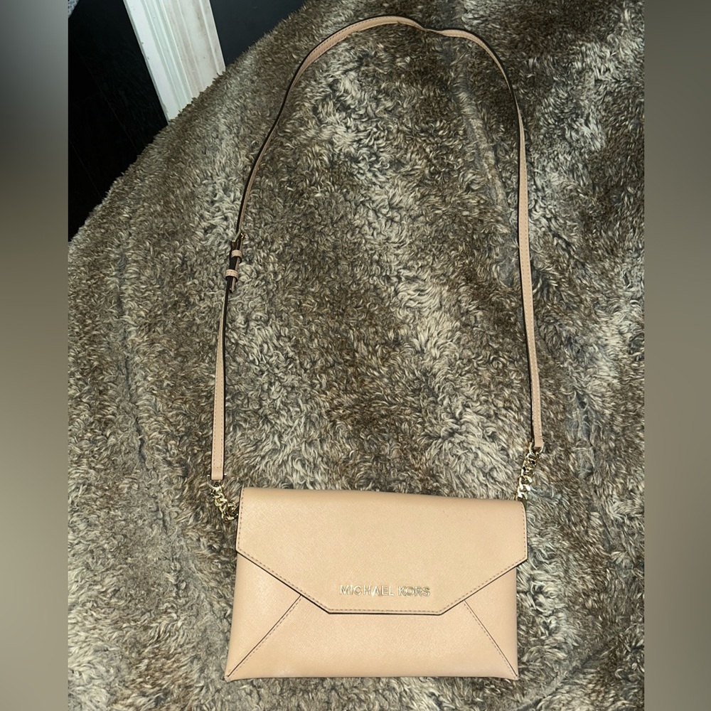 Michael Kors Tan Envelope bag